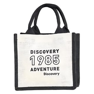Discovery 輕便棉麻提袋 亞麻布 130克 提把10.5cm, 22.5 x 13 x 20.5cm, 1985