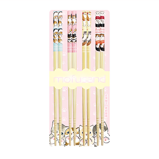 貓福珊迪 竹筷 4雙組, 31g, 1組
