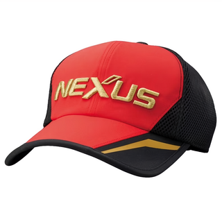 SHIMANO 半網釣魚帽 CA-105V 598998, 紅色