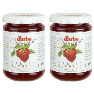 D'arbo 徳寶 Garten Erdbeeren 草莓果醬 奧地利製造, 450g, 2罐