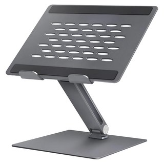 Home Planet 鋁製筆記型電腦支架，適用於最大 17 吋筆電, 鈦黑色, 1個