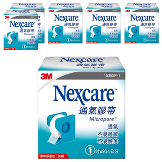 3M Nexcare 通氣膠帶 1吋 x 914cm, 6盒