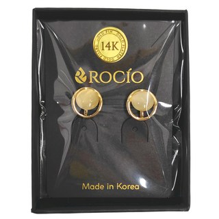 ROCiO 無耳洞耳夾式耳環，頂級CZ鑽淡水珍珠鍍14K金，50g一對, 鍍14K金 金色