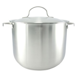 昌展 316不鏽鋼加厚五層底原味鍋 大容量雙耳湯鍋 適用多種爐具, 22cm, 銀色, 1個