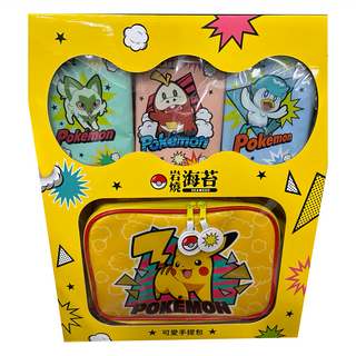 PoKeMoN 寶可夢 岩燒海苔可愛手提包組, 1組, 25.2g