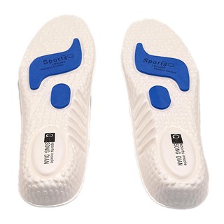 FANCY LIFE 運動減震鞋墊, 41~42(26cm), 灰面白底, 1雙