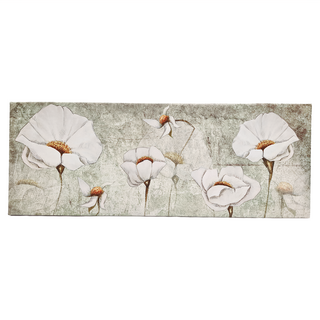 24mama 掛畫 單聯式 大白紙罌粟 花卉藝術, 80 x 30cm, 無框