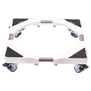不鏽鋼可升降移動底座架 45~70 x 45~70 x 12cm 洗衣機/冰箱通用 附鎖緊輪, 1個