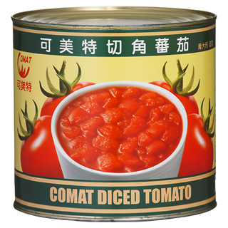 KAGOME 可果美 切角蕃茄罐頭, 2.55kg, 1桶