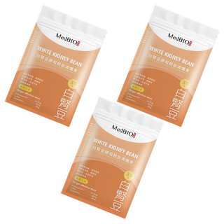 MedBIO 美百優 白腎豆酵母胜肽清纖素 500mg 30顆 3包