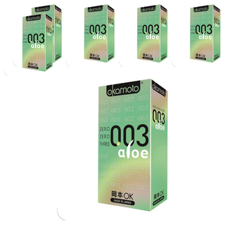 Okamoto 岡本 003蘆薈ALOE 衛生套 52mm, 10入, 6盒