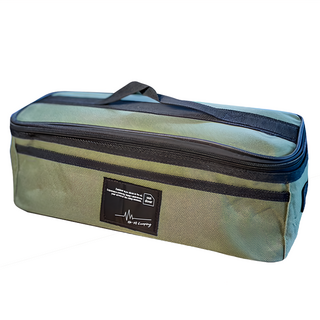 FAD 餐具收納包, 牛津布聚酯纖維材質, 33x13x12cm, 沙色/黑色/軍綠, 3層, 1個