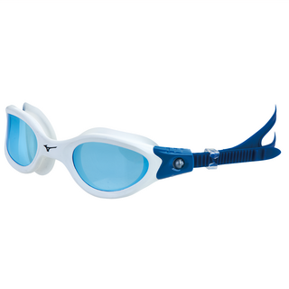 Mizuno 美津濃 成人泳鏡 N3TEB80900_21, 白色/藍色, 1個