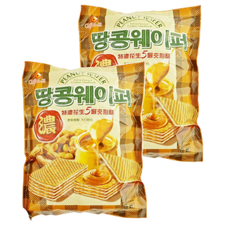 Chiao-E 巧益 特濃花生5層夾心酥, 256g, 2袋