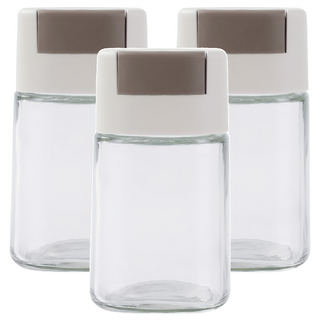 水幻奇境 魚糧餵食瓶 Set 3個, 定量出糧 一按出糧 0.5g/次 密封防塵, 1組, 5.7 x 10.5 x 5cm