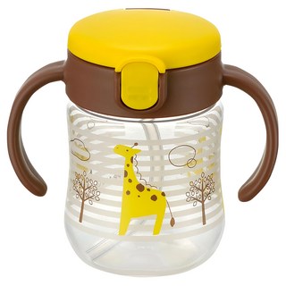 Richell 利其爾 TLI 鴨嘴吸管杯 200ml, 適用年齡：7個月以上,鴨嘴型吸嘴➔吸管➔360防漏水杯, 喬治亞, 1個