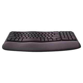 Logitech 羅技 Wave Keys 人體工學無線鍵盤, 石墨灰, 剪刀腳, 1個