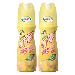 叮寧 長效防蚊液 可倒噴 柚香 天然精油 不含DEET 120ml, 2瓶
