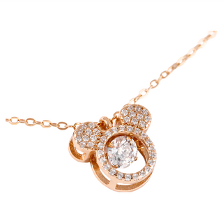 MARIGOLD 美爾朵 線在開運 12生肖系列 925純銀 鋯石項鍊, 生肖鼠