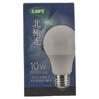 KAO'S 高氏 北極光 LED球泡 無藍光危害 多種瓦數和色溫, 3個