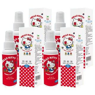 鱷魚 HELLO KITTY防蚊液, 100ml, 4瓶