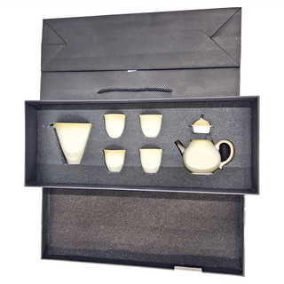 禮盒組 Set 陶瓷茶具套裝, 茶壺, 草木灰, 1盒