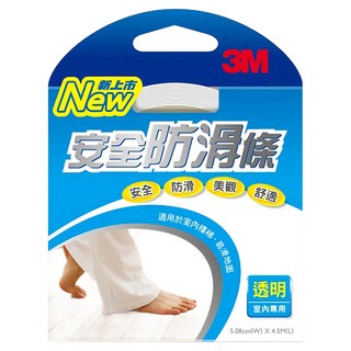 3M 安全防滑條 室內專用 #7680, 透明, 1個
