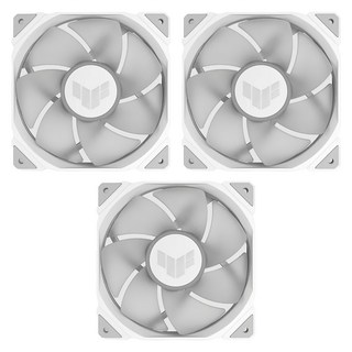 ASUS 華碩 TUF GAMING ARGB FAN 3IN1 反向扇 3個, TR120, 軍戎白, 1組