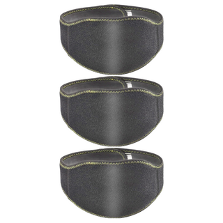 XA 深海磁石3D循環護頸 13顆磁石 頸椎熱敷 磁石養護 自發熱 續溫布 電氣石 萊卡魔鬼氈, 均碼, 3個