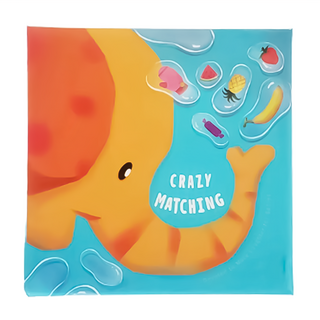 瘋狂對對碰益智遊戲卡套裝，精裝綜合款/精裝數字款，配對碰圈圈卡54張, 混合色, 1組