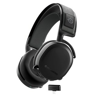 SteelSeries 賽睿 Arctis 7+ 電競耳機麥克風 PS版 黑色 無線設計 舒適耳罩