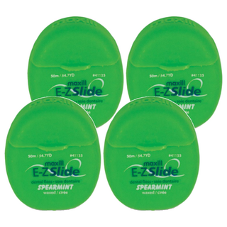 maxill 美適 E-Z Slide 微蠟潔牙線 (薄荷), 50m, 1個, 4個