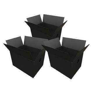 KWANGDONG 防割手搬運箱, 黑色, 3個