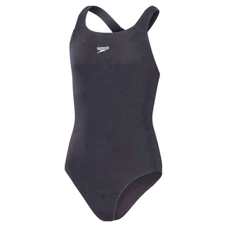 speedo 女運動連身泳裝 Eco Endurance+ SD8135170001, US 30, 黑色