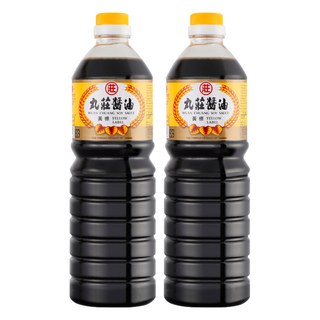 丸莊醬油 黃標調合醬油, 1L, 2瓶