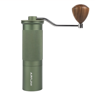 AIRFLOW 極光手搖磨豆機, 尺寸 5.5*15.8*20.2cm, 粉倉容量 20g, 墨綠色, 1個