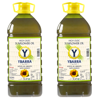 YBARRA 小清新葵花油 100%高油酸葵花籽油 西班牙產, 3L, 2桶