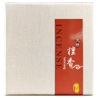 煙雲如水 倒流香 天然檀香, 高2.6cm x 底部直徑1.2cm, 1盒