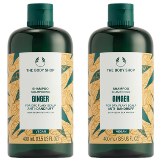 THE BODY SHOP 美體小舖 薑根鏗活調理洗髮精 400ml 天然植萃 強韌髮根 溫和潔淨 舒緩頭皮乾癢, 2瓶