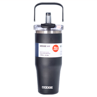 DODGE 道奇 尊爵吸管雙飲保溫杯 DB-24584-900 412g, 顏色隨機, 1個, 900ml