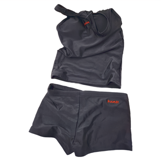 KONA81 女泳衣 兩件式 Set, S, 黑色