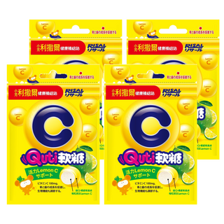RISAL 小兒利撒爾 Quti 軟糖 活力LemonC 補充活力, 10顆, 2.5g, 4包