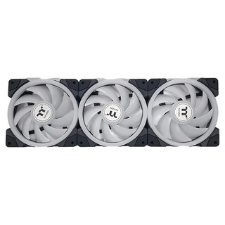 thermaltake 曜越 SWAFAN EX12 ARGB Sync正反轉水冷排風扇 主板連動 5V 三顆 磁吸快接, CL-F167-PL12SW-A, 黑色, 1個