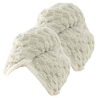 乾髮神器 雲朵格加厚乾髮帽 2個 淺綠色 - 柔軟親膚、快速乾髮