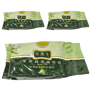 Stassen 司迪生 茉莉綠茶商用包, 20g, 10包, 3袋
