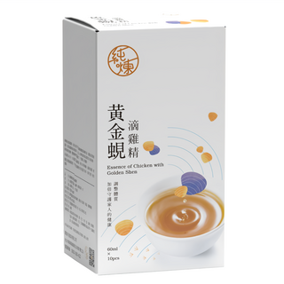 純煉 黃金蜆滴雞精 10包, 1個, 600ml