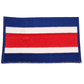 A-ONE 匯旺 哥斯達黎加國旗刺繡布貼 8x5cm, 哥斯達黎加, 1件