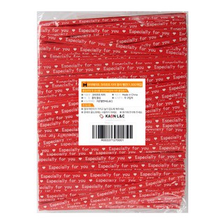 i-mate 牛皮紙麵包束帶 1000入, 1個, 紅色英文