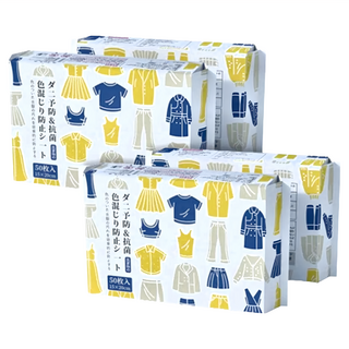 Mega 神奇衣物防染色片 吸色棉片, 50片, 4包