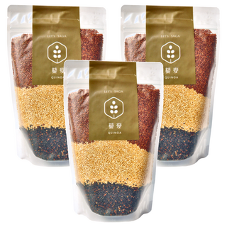 LET'S SAGA 彩虹藜麥 高蛋白質穀物, 500g, 3包